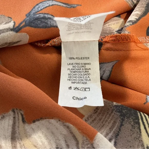 🔴M GIRLS V BACK FLORAL TOP🔴 - Picture 4 of 9